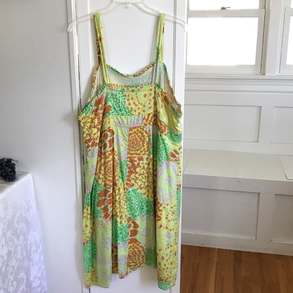 MllE GABRIELLE Floral Sundress Cotton Midi Dress Women’s Plus Size 3X Fit 2X - Picture 7 of 16